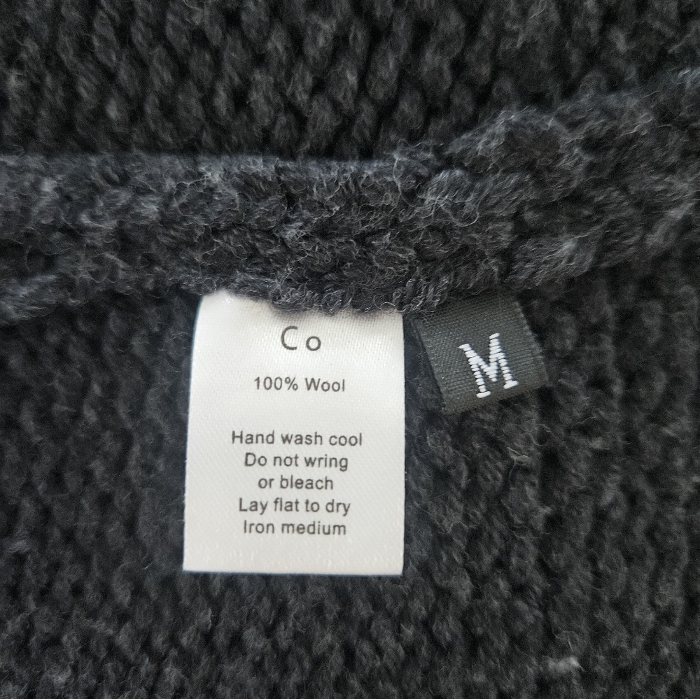 Co Peplum knitt wool Sweater Size M - Picture 7 of 7